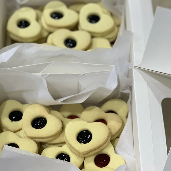 Gluten-free vegan Mini Jam Cookies