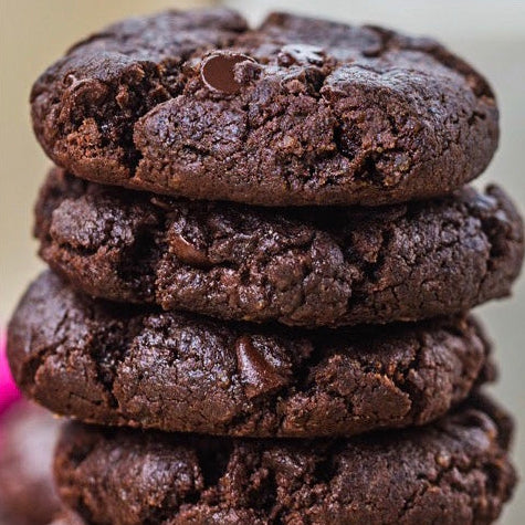 Vegan Double Chocolate Cookies (12 pcs)