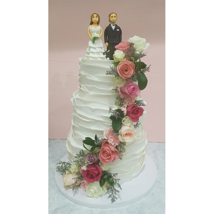 Wedding Cake (Flower + Doll)